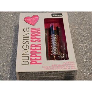 Blingsting Pepper Spray Rhinestone Case  Self-Defense Accessory  Purse Charm